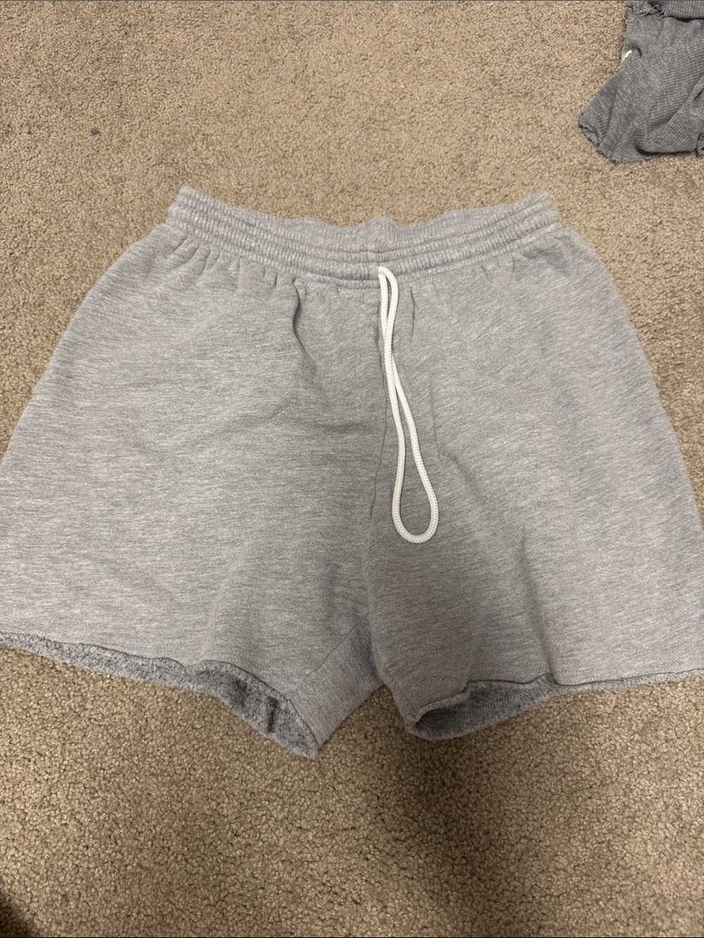 ALO Yoga Gray Athletic Drawstring Lounge Shorts